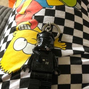 Lego Black Star Wars Trooper Keychain